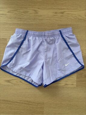 Nike Lavender Athletic Shorts with dark purple Trim